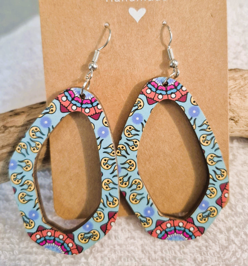 Boucles d'oreilles pendantes artisanales