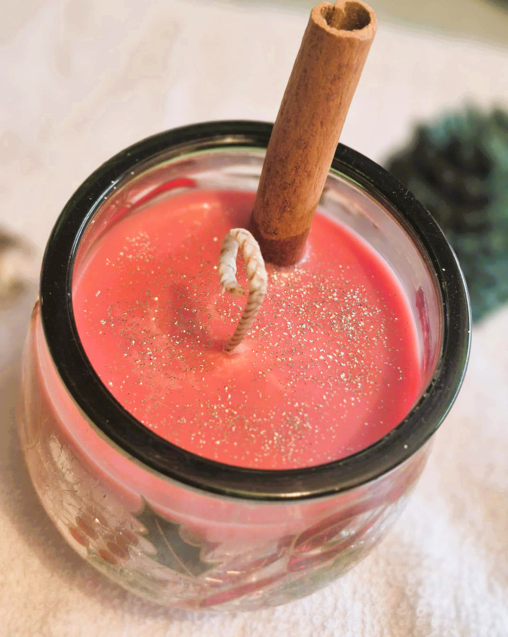 Bougie parfumée - Douceur réconfortante de Noël- Cannelle & épices hivernales