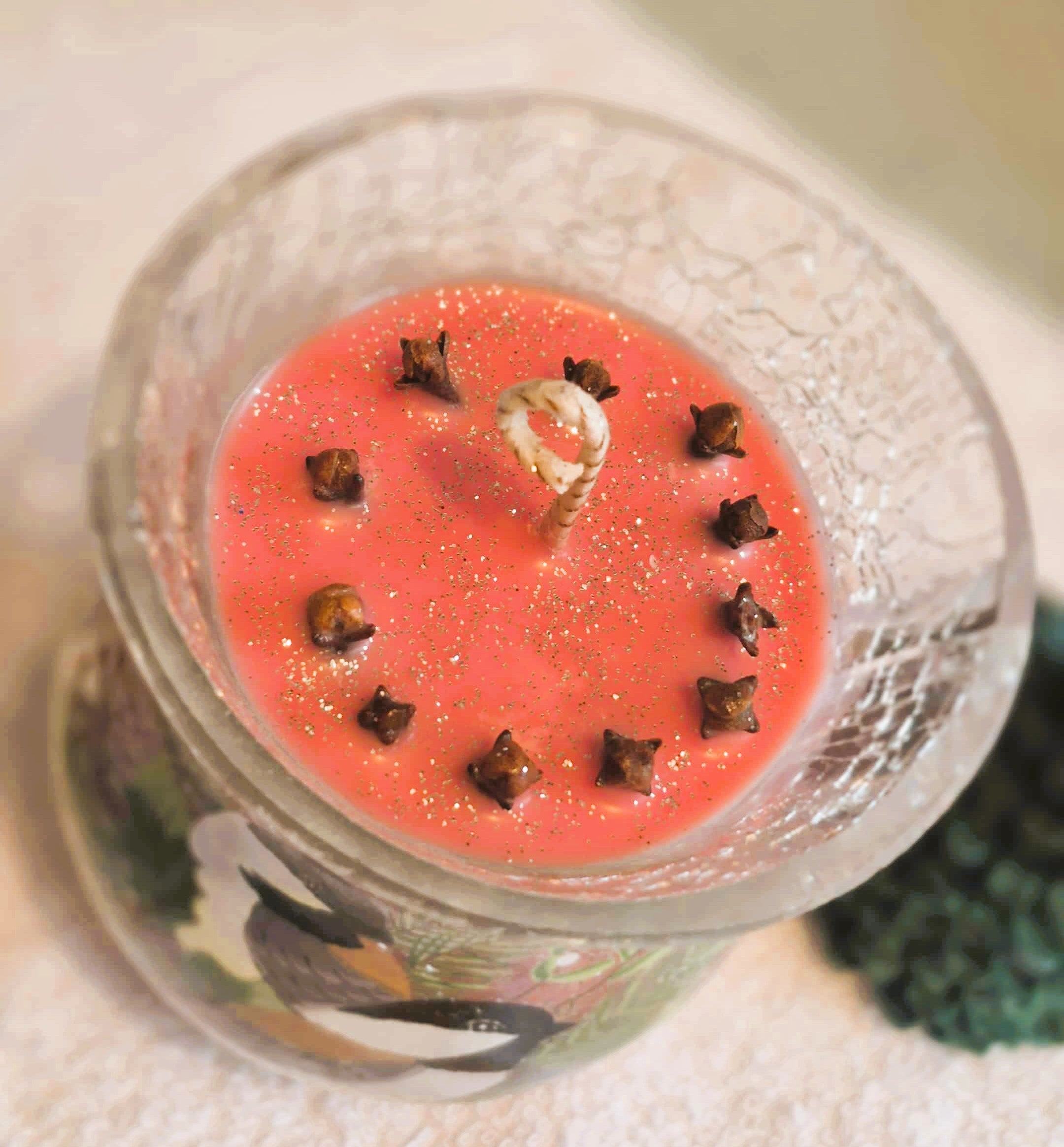 Bougie parfumée Chaleur de Noël - Clou de girofle & épices hivernales