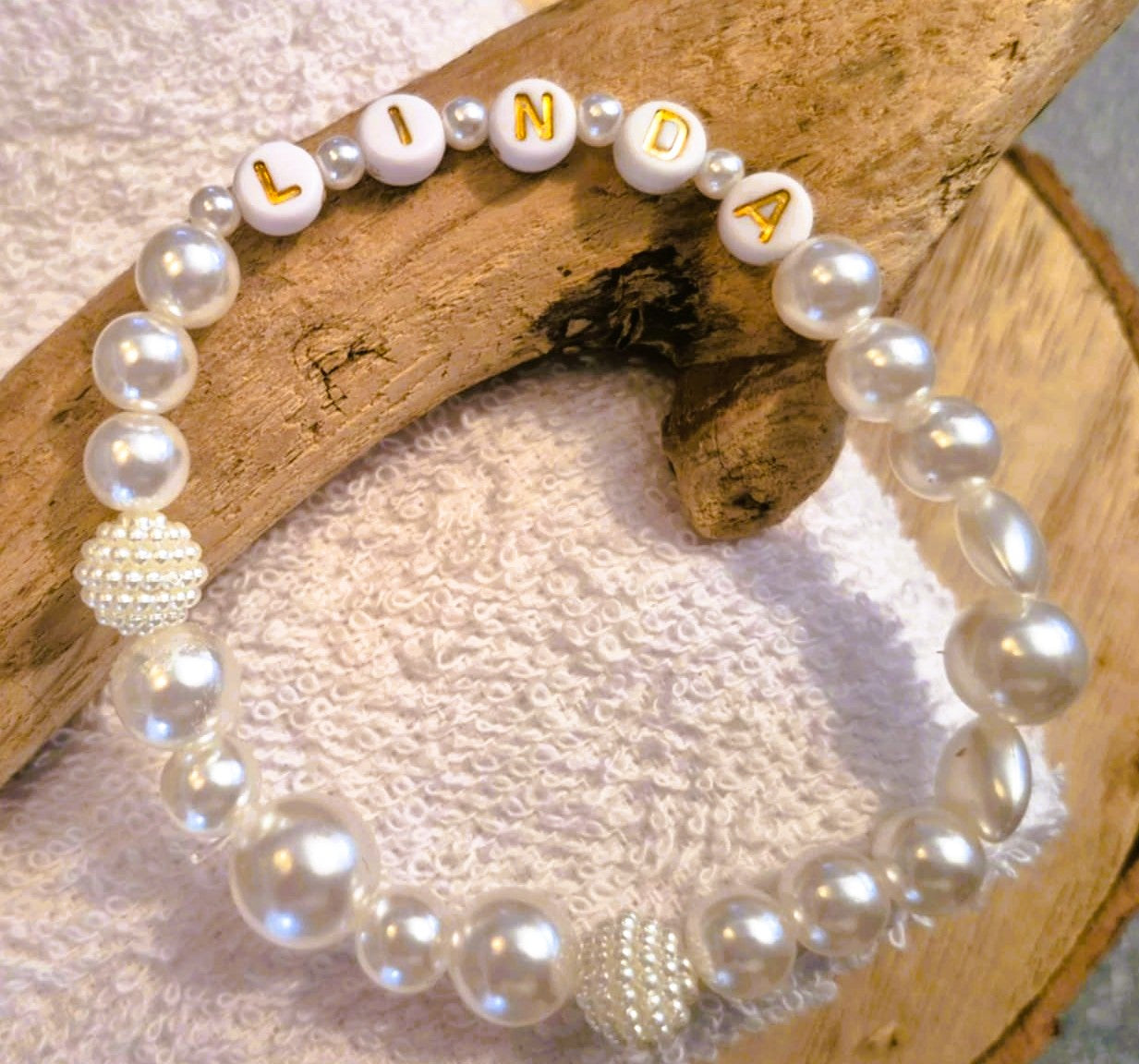 Bracelet personnalisé - Élégance perlée