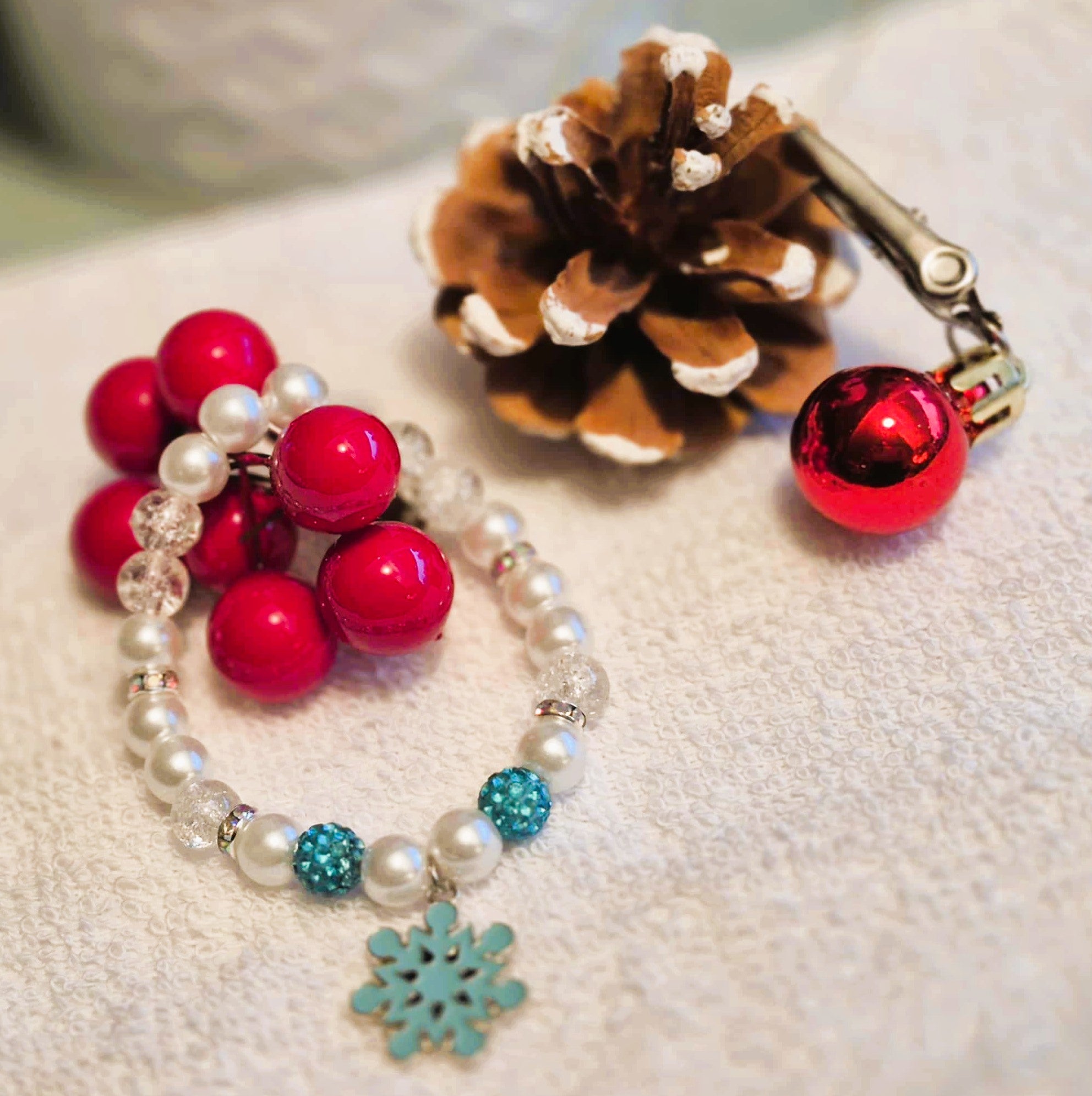 Bracelet Flocon Givré - Élégance d'hiver