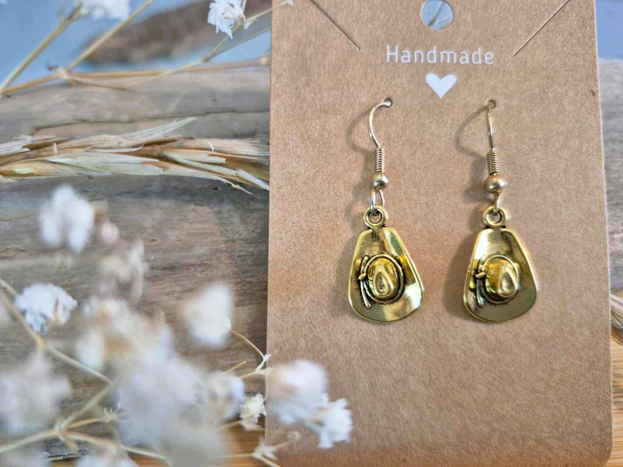 Boucles d'oreilles pendantes du Far West