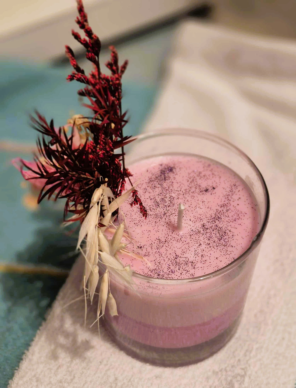 Bougie parfumée “Douce Lavande” – Cire de soja naturelle