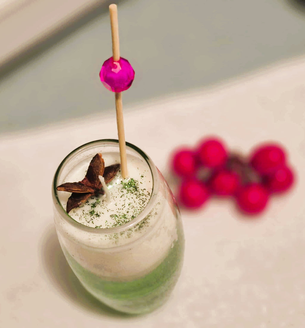 Bougie parfumée à la canneberge - Verre Shooter