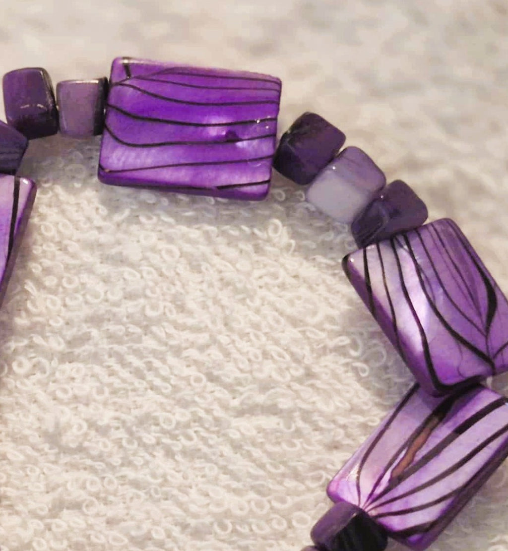 Bracelet Ailes d'Améthyste - Élégance et mystère