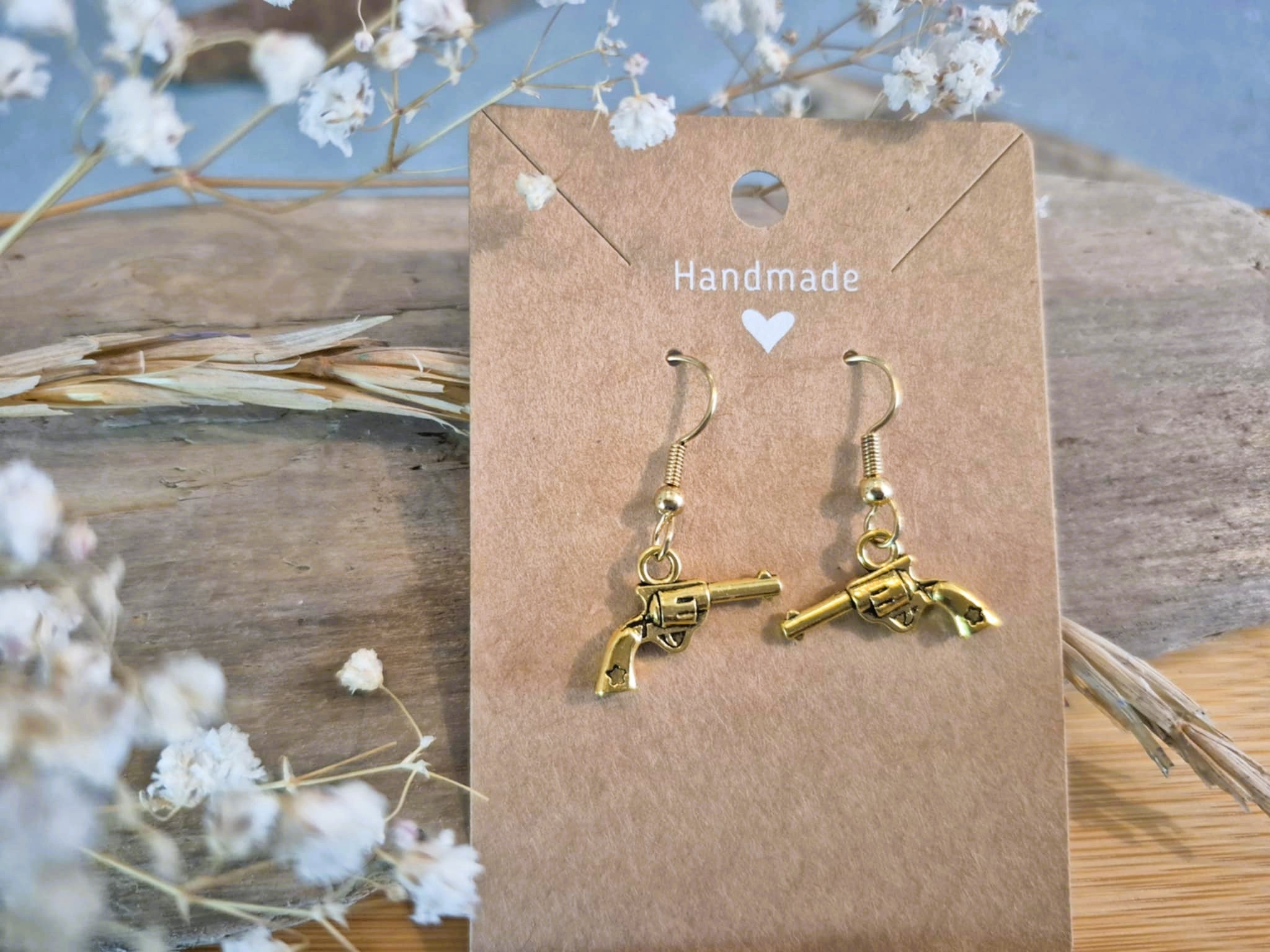 Boucles d'oreilles pendantes du Far West